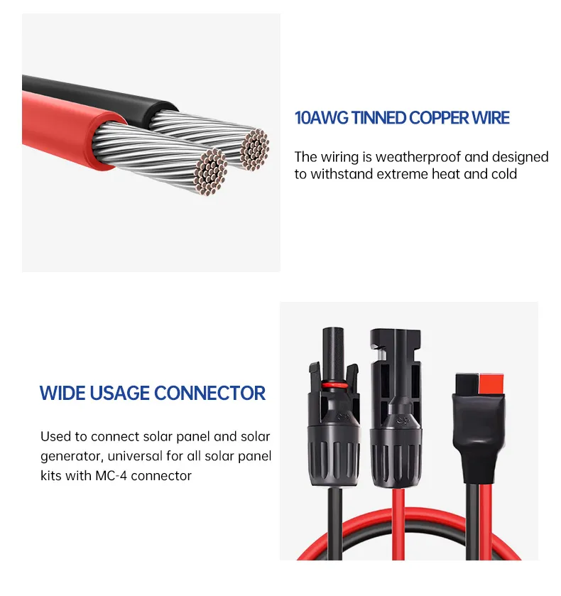 Solar Connector To Anderson Pole | Anderson Adapter Cable