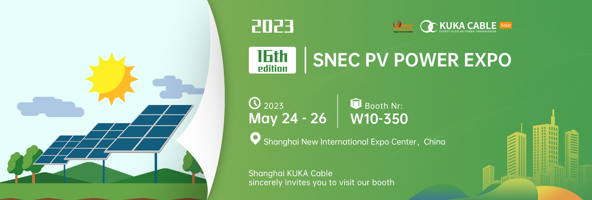 Visit KukaCable At SNEC PV Power Expo 2023