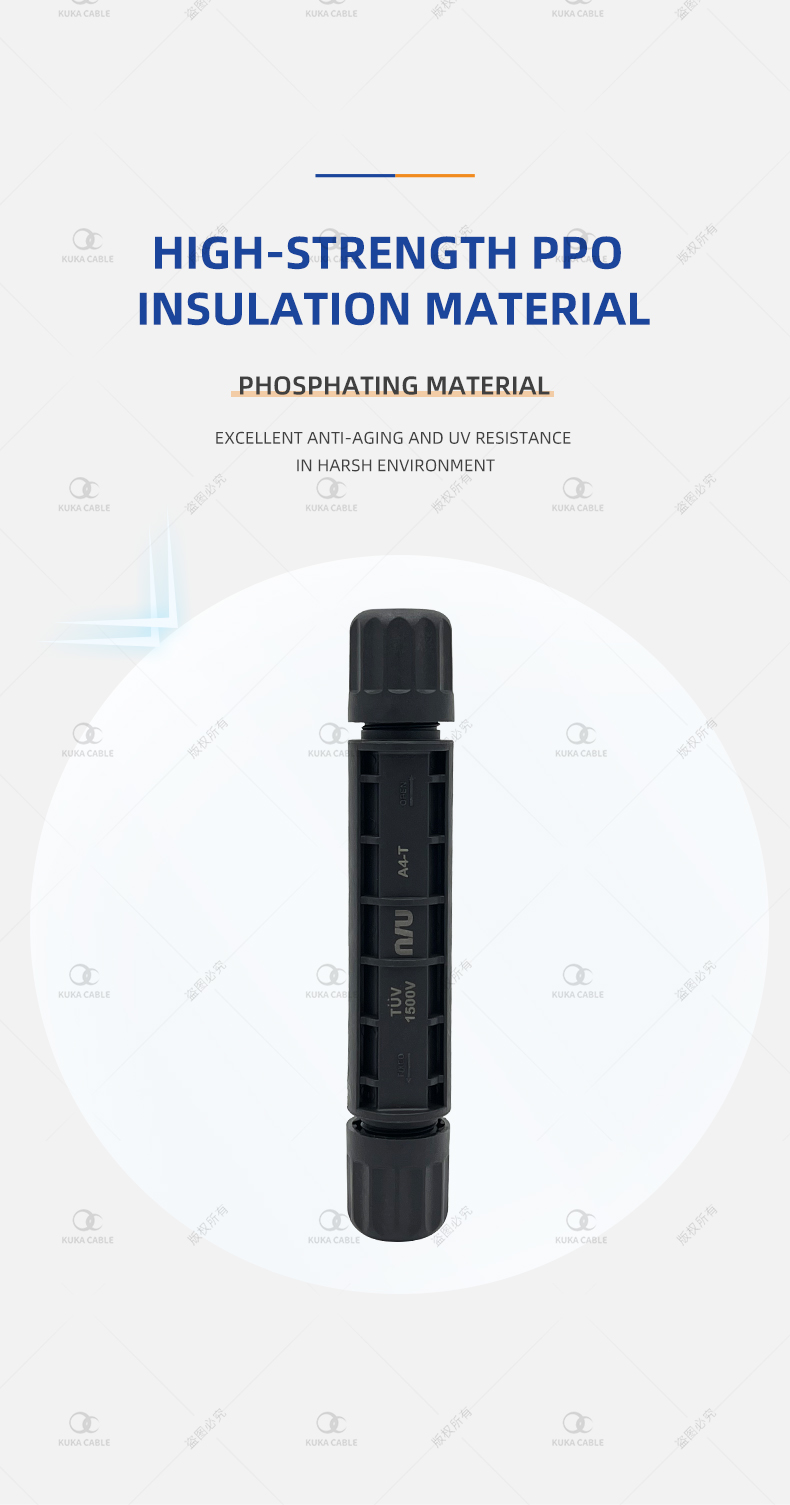 DC Solar fuse Connectors with Inline Fuse for Solar Panel