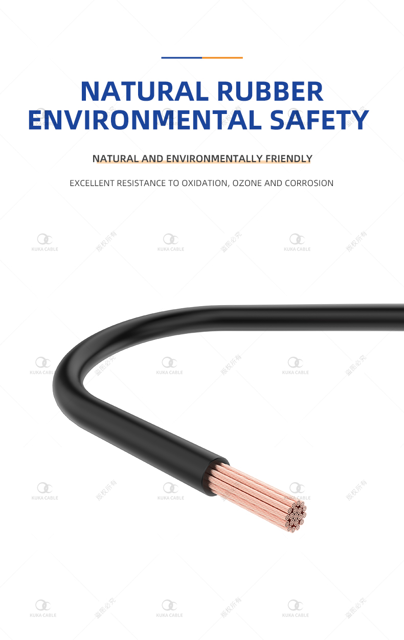 Flexible red black Welding Cable Class K
