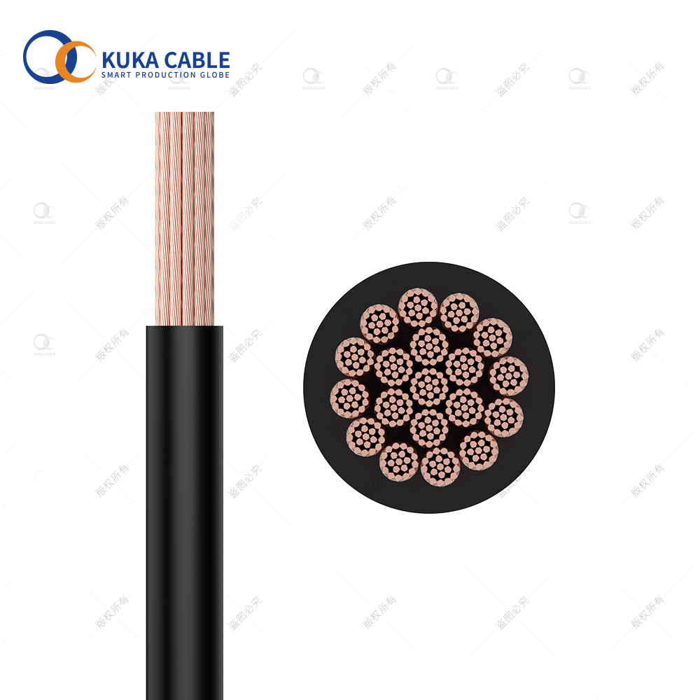 Flexible red black Welding Cable Class K