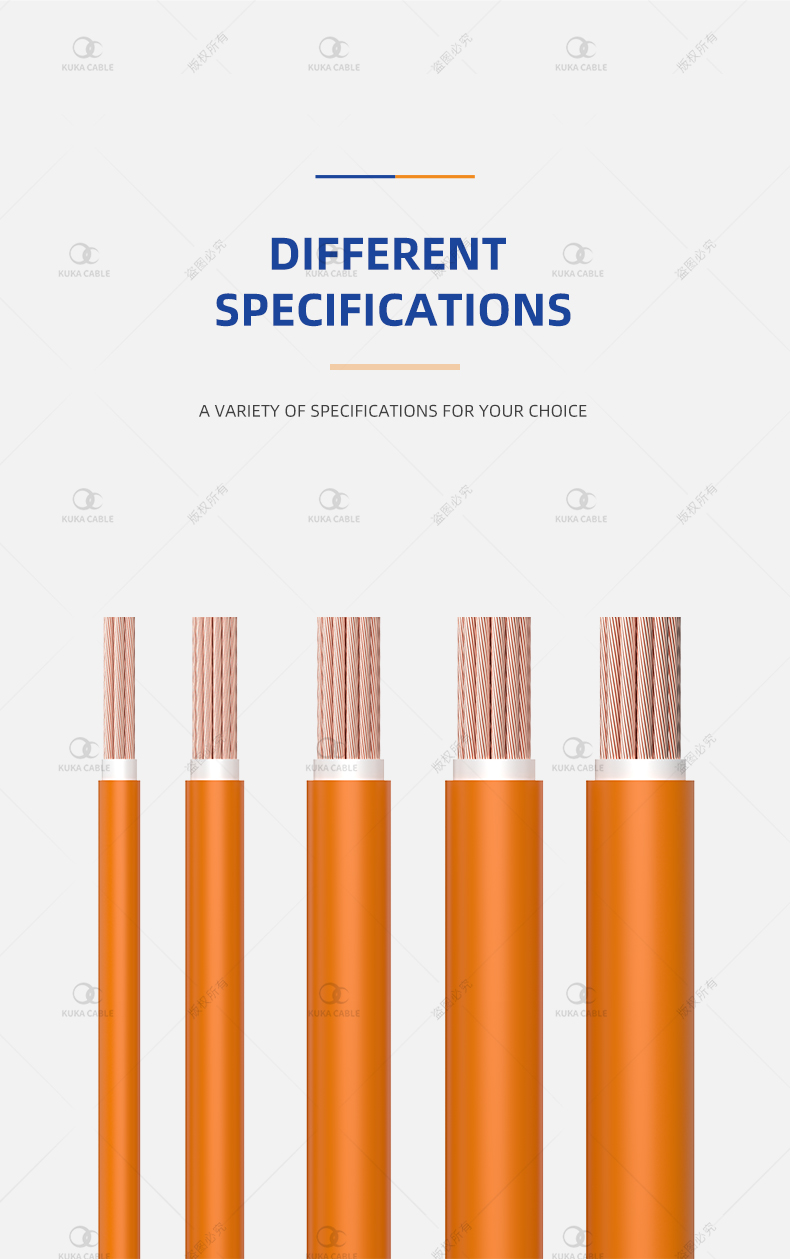 Flexible red black Welding Cable Class K