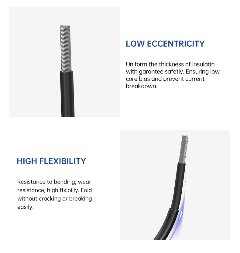 IEC 62930 Standard Photovoltaic Wire Cable For Solar Panel