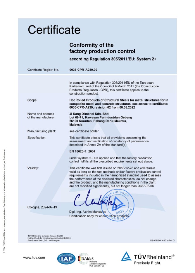 Ce Marking Certification