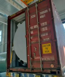 Jan.21.2025 FRP tanks are packed and shipped to South America