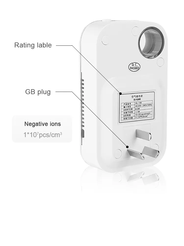 Home Air Cleaner Portable Ionic Purifier GL-130
