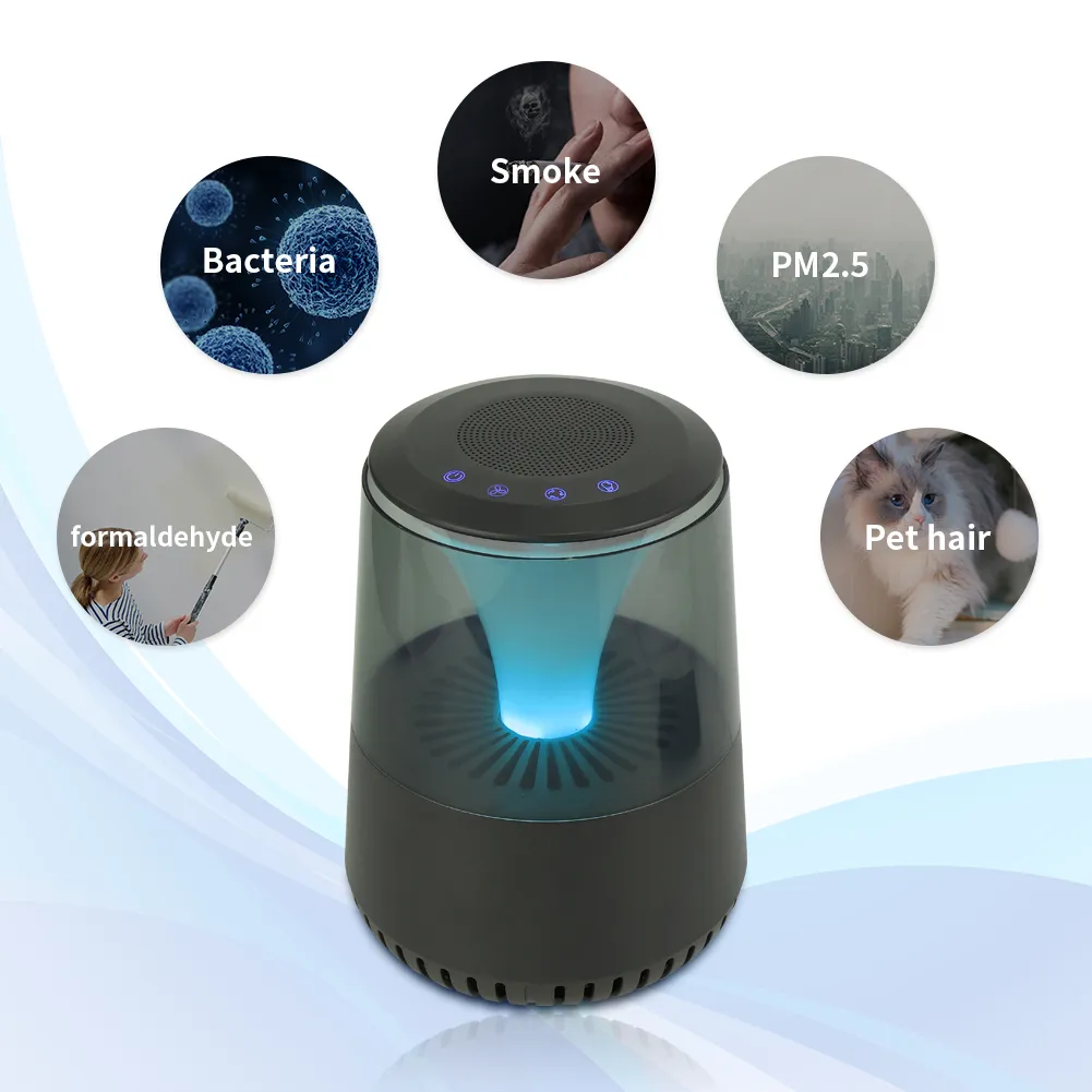 HEPA Bluetooth Speaker Room Ionizers GL-2109