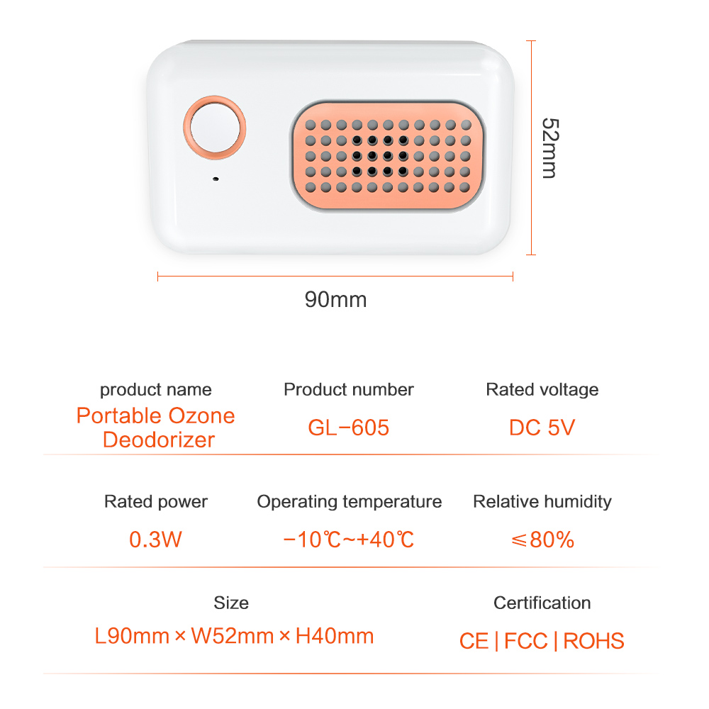 Portable Ozone Odor Eliminator