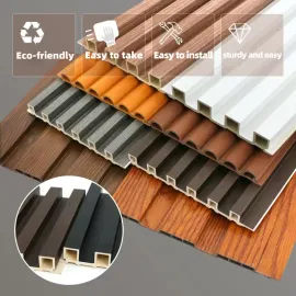 3D Wall Panel Wooden Plastic