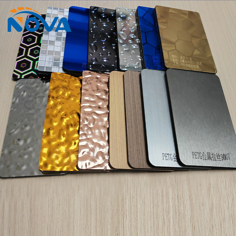 Bamboo Charcoal Board Metal Wood Veneer