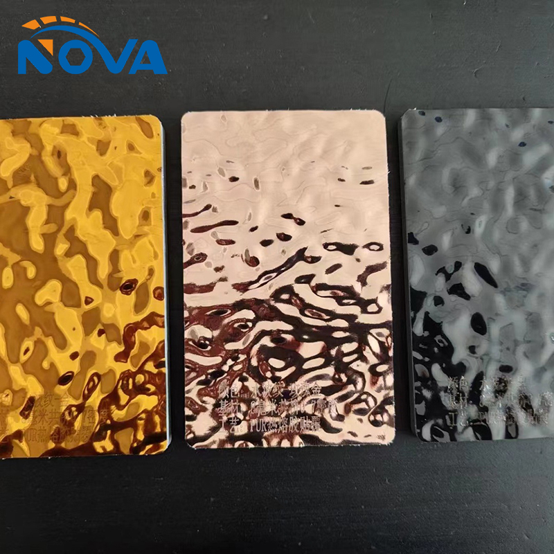 Bamboo Charcoal Board Metal Wood Veneer