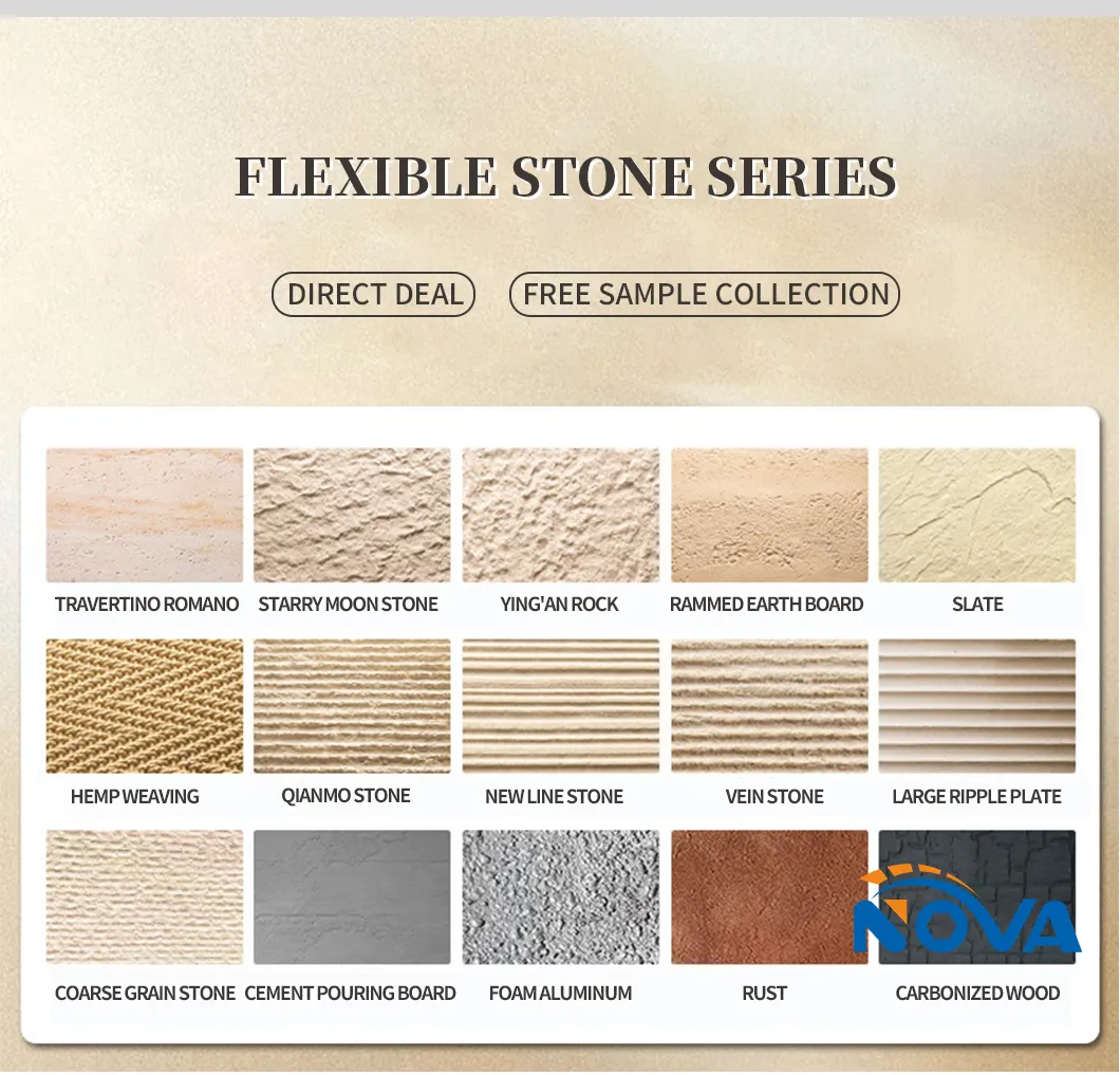 Soft Flexible Ceramic Stone Tile