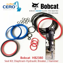 Bobcat HB2380 Juego de sellos 86662715 Diafragma 86654688 Juegos de mantenimiento 86655388 86647443