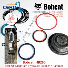 Комплект уплотнений Bobcat HB280 86678299 Мембрана 86634045 Ремонтные комплекты 86685609