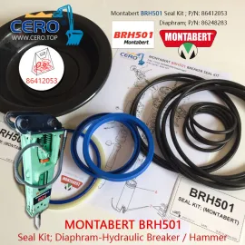 Montabert BRH501 Seal Kit 86412053 Diaphragm 86248283 Montabert 501