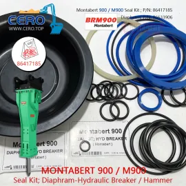 Montabert 900 M900 Seal Kit 86417185 Diaphragm 86633906 Membrane BRM900 900MS