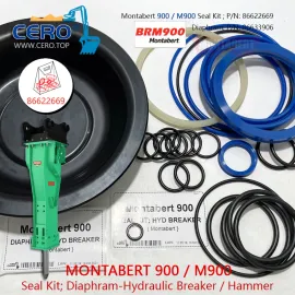 Montabert 900 M900 مجموعة الختم 86622669 غشاء 86633906 Montabert 900MS BRM900