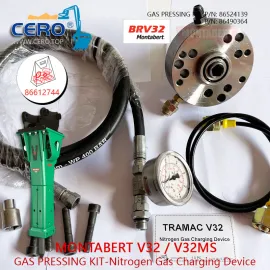 Dispositivo de carga de gas nitrógeno TRAMAC V32 86524139 Kit de prensado de gas acumulador 86490364