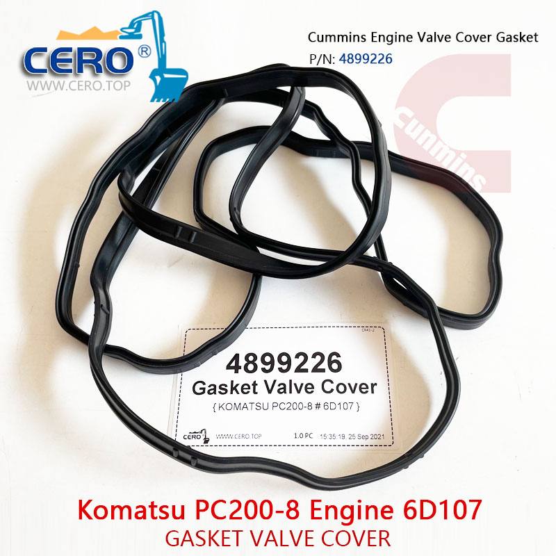 4899226 Cummins Valve Cover Gasket Komatsu PC200-8 Engine 6D107