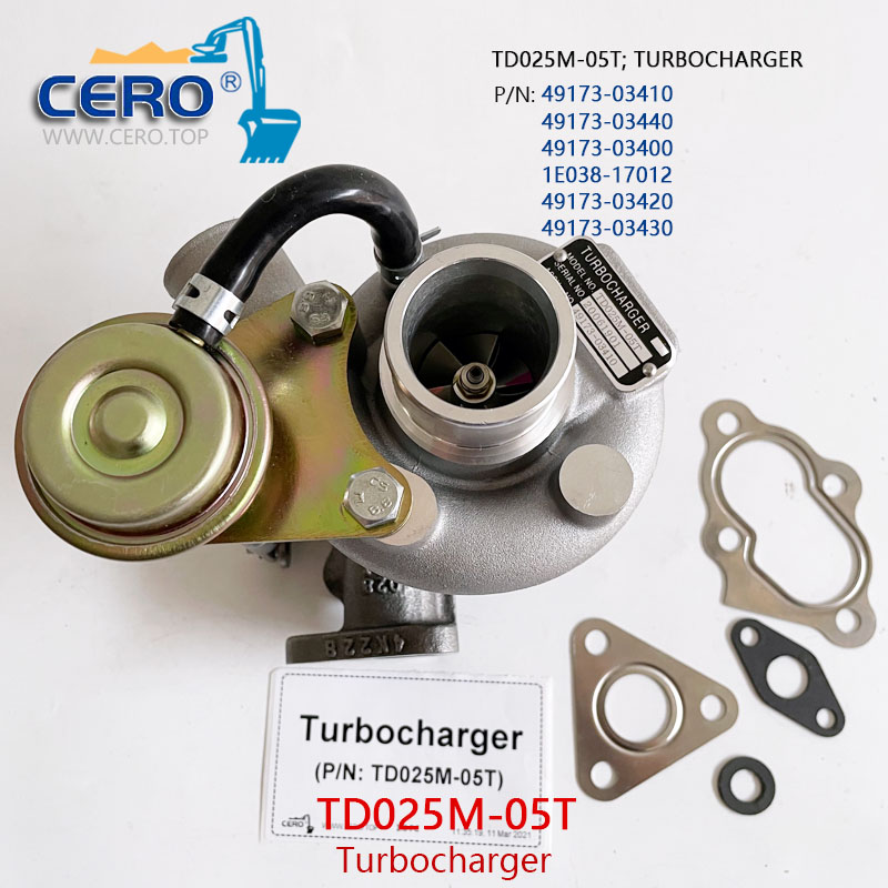 TD025M-05T Turbocharger 1G643-17015 Turbo 1E038-17012 Bobcat D1105T V1505T