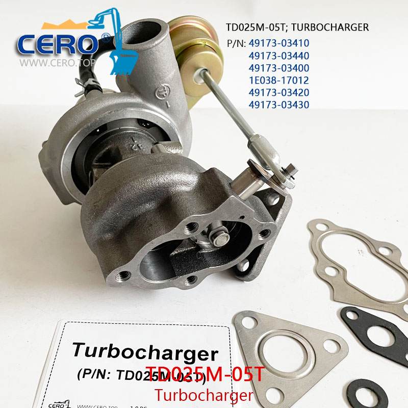 TD025M-05T Turbocharger 1G643-17015 Turbo 1E038-17012 Bobcat D1105T V1505T