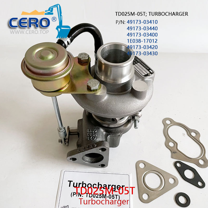 TD025M-05T Turbocharger 1G643-17015 Turbo 1E038-17012 Bobcat D1105T V1505T