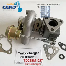 Turbocompresseur TD025M-05T 1G643-17015 Turbo 1E038-17012 Bobcat D1105T V1505T