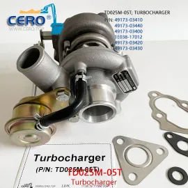 Turbocompresor 49173-03410 Turbo 49173-03440 Kubota D1105T V1505T de TD025M-05T