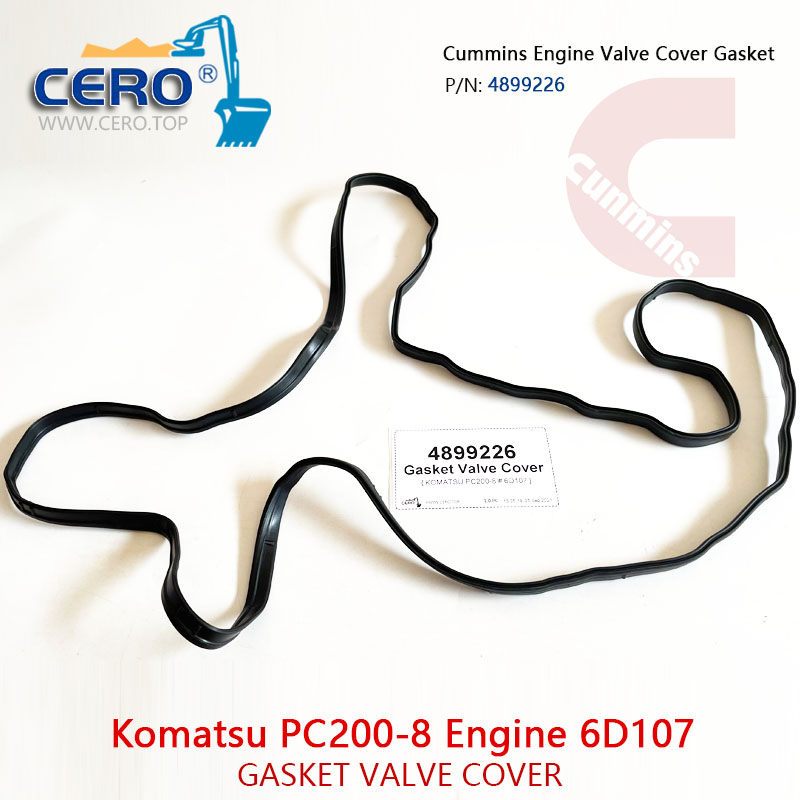 4899226 Cummins Valve Cover Gasket Komatsu PC200-8 Engine 6D107