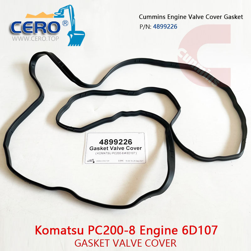 4899226 Cummins Valve Cover Gasket Komatsu PC200-8 Engine 6D107