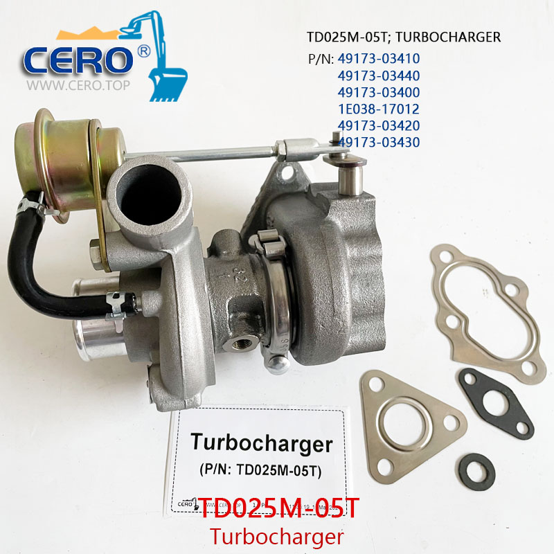 TD025M-05T Turbocharger 1G643-17015 Turbo 1E038-17012 Bobcat D1105T V1505T