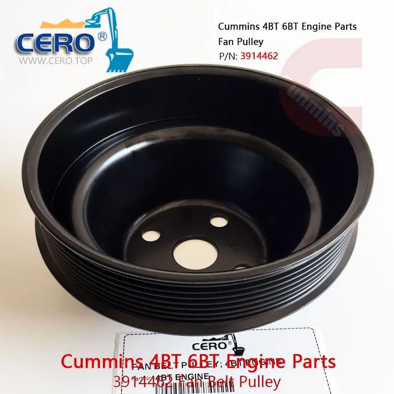 3914462 Fan Pulley Cummins 4BT 6BT Engine Fan Belt Pulley