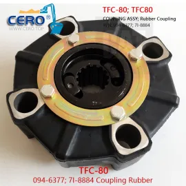 TFC-80 Coupling Element TFC80 Rubber Coupling Assy 094-6377 7I-8884