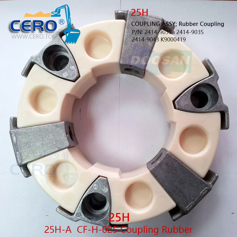 25H Coupling Assembly Hitachi ZX55 Zaxis55 Coupling Element