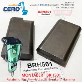 Montabert BRH501 86603743 Πείρος συγκράτησης 86264454 Καρφίτσα 86253861