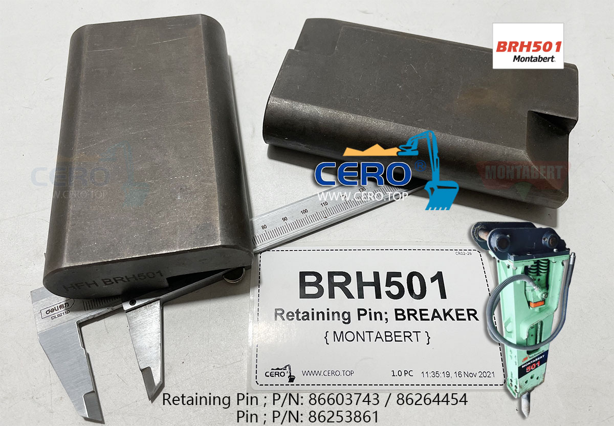 TRAMAC BRH501 22679 Retaining Pin 26130 Pin 20948 BRH570