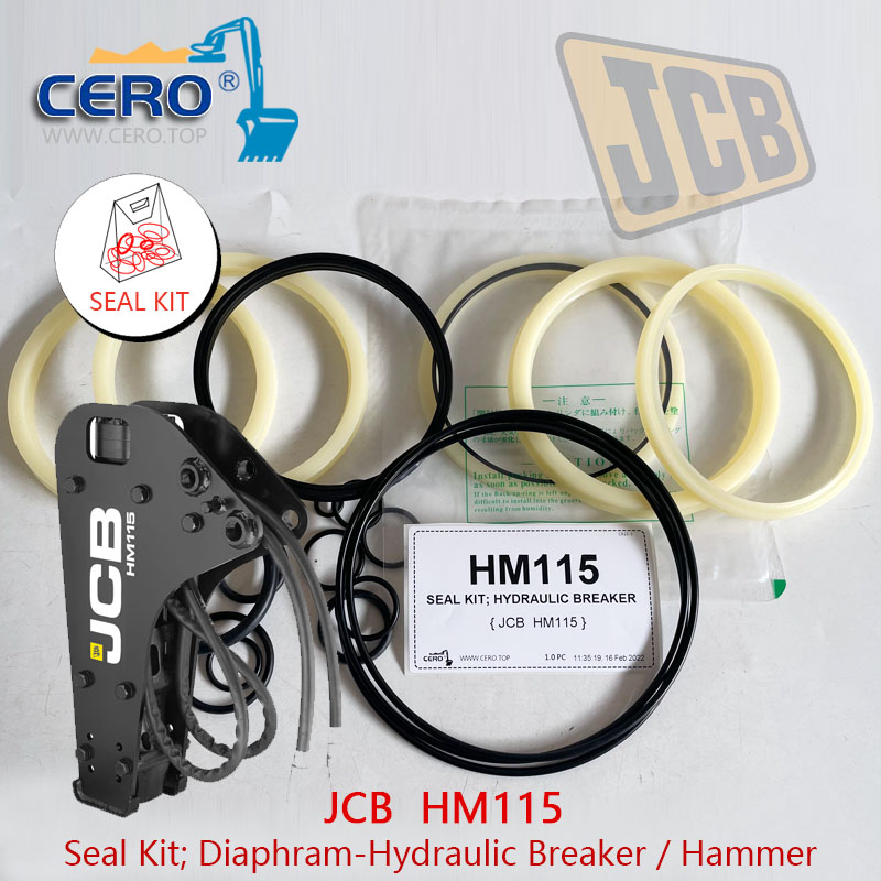 JCB HM115 Seal Kit 929/07557 Diaphragm 92907557 Membrane 929-07557