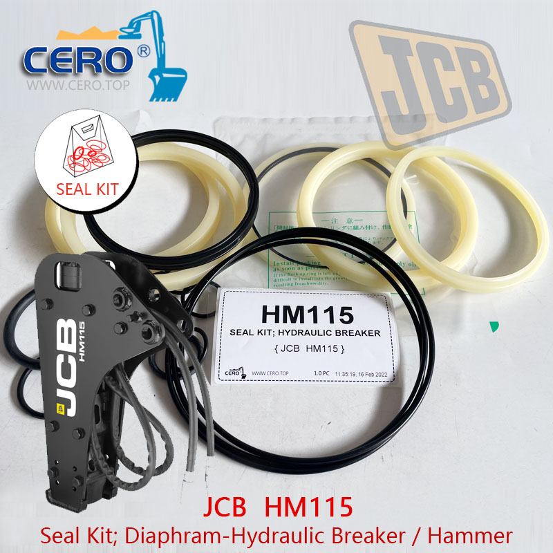 JCB HM115 Seal Kit 929/07557 Diaphragm 92907557 Membrane 929-07557