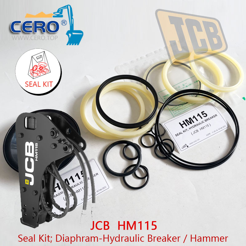 JCB HM115 Seal Kit 929/07557 Diaphragm 92907557 Membrane 929-07557