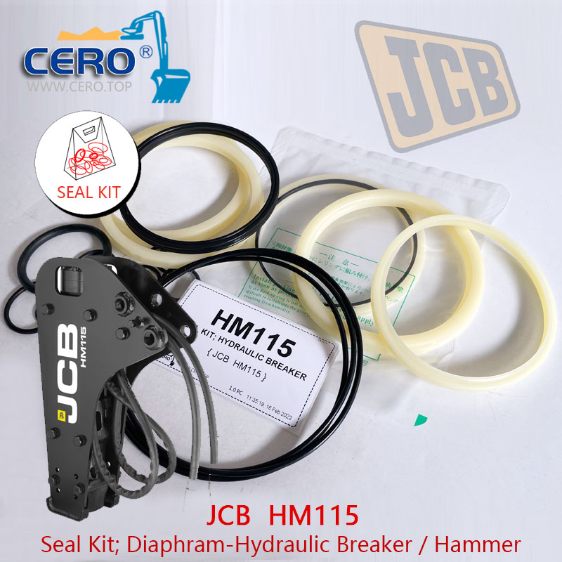 JCB HM115 Seal Kit 929/07557 Diaphragm 92907557 Membrane 929-07557