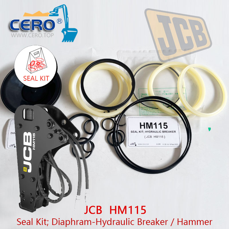 JCB HM115 Seal Kit 929/07557 Diaphragm 92907557 Membrane 929-07557