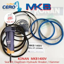 KONAN MKB1400V Seal Kit MKB1400 Hydraulic Breaker MKB1400N MKB1400D