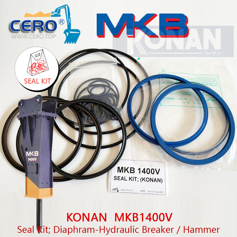 KONAN MKB1400V 破碎锤修理包MKB1400 皮碗MKB-1400 油封修理包MKB1400N