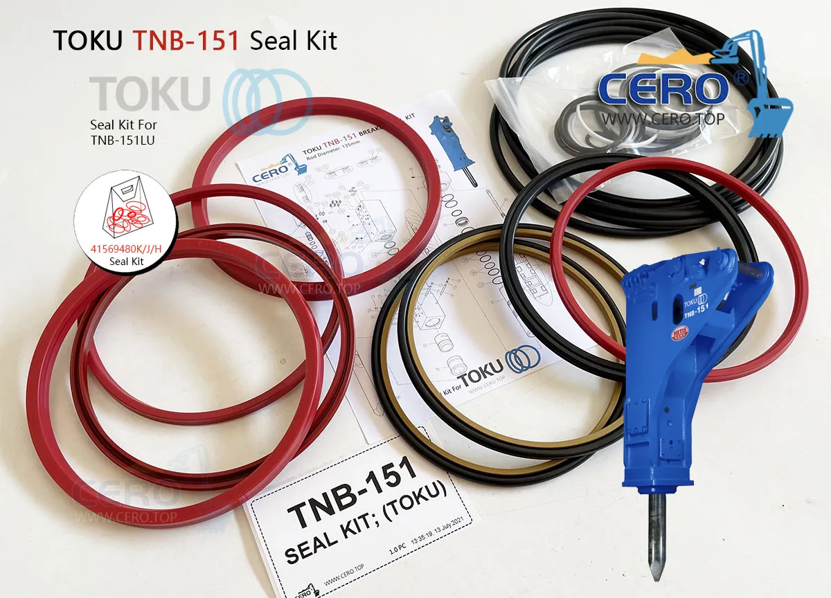 TOKU TNB-151 Master Seal Kit 41569480K 41569480J 41569480H TNB151