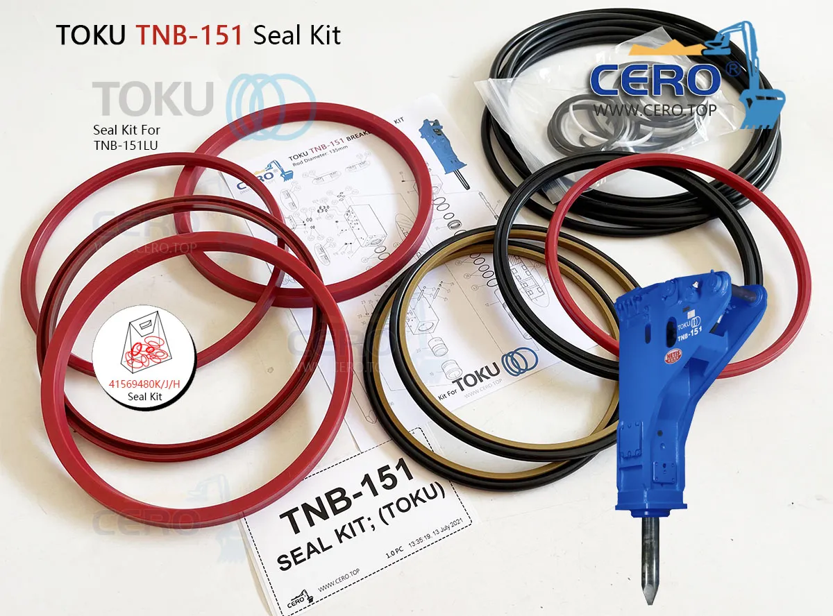 TOKU TNB-151 Master Seal Kit 41569480K 41569480J 41569480H TNB151