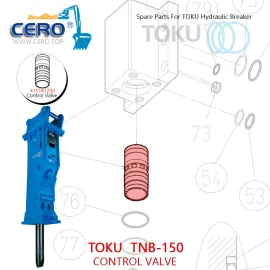 TOKU TNB-150 CONTROL VALVE 415147200 TNB150 TNB-151LU1