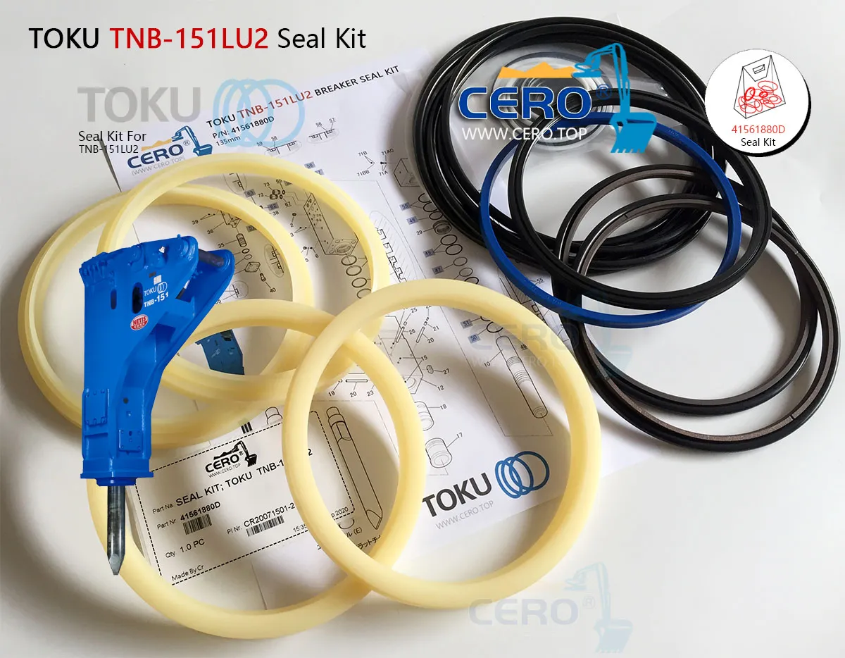 TOKU TNB-151LU2 Master Seal Kit 41561880D TNB151LU2