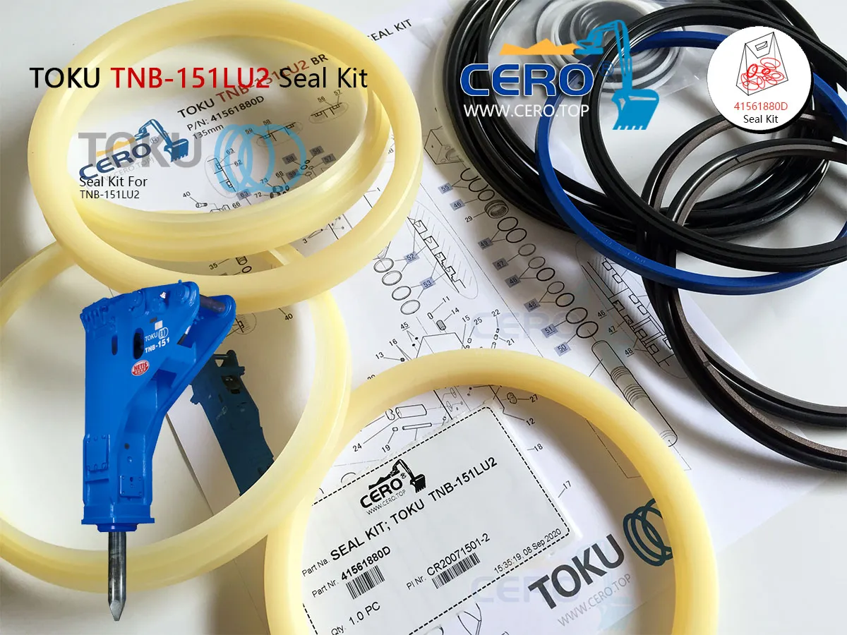 TOKU TNB-151LU2 Master Seal Kit 41561880D TNB151LU2