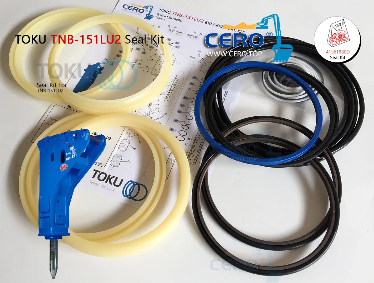 TOKU TNB-151LU2 Master Seal Kit 41561880D TNB151LU2