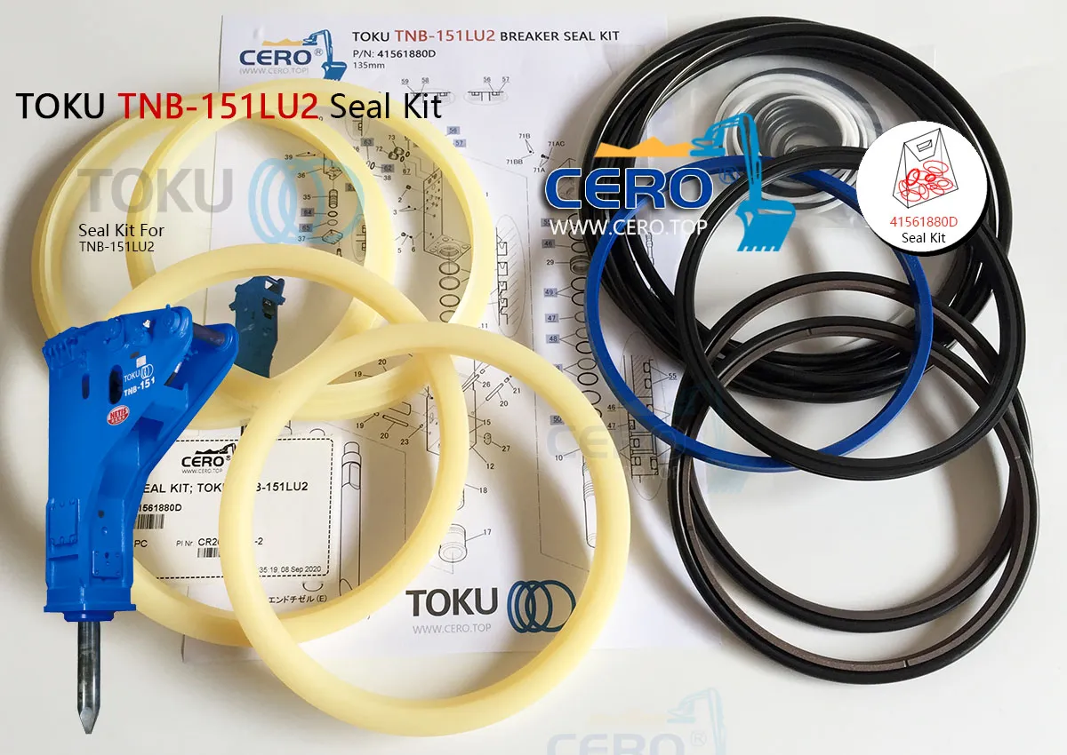 TOKU TNB-151LU2 Master Seal Kit 41561880D TNB151LU2